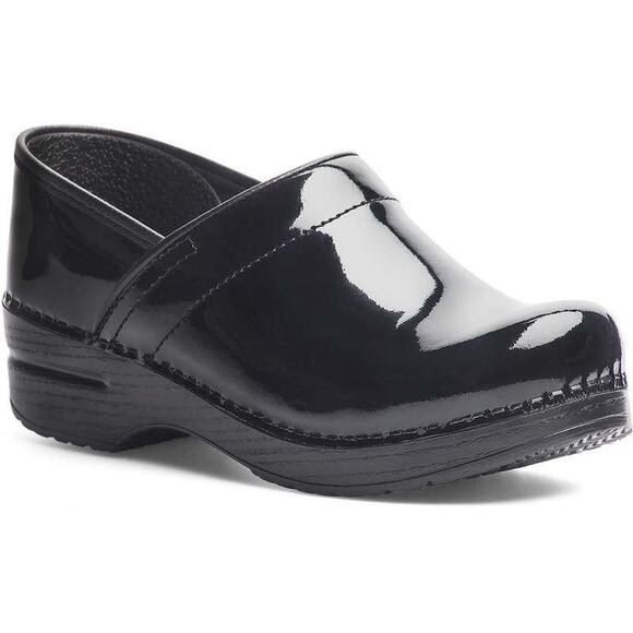 Dansko Shoes - Dansko Hibiscus Black Clogs